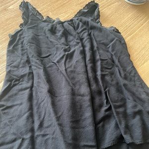 Kate and Kass eyelet black Tank Top